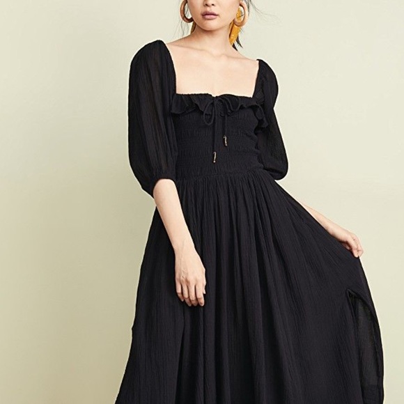 Free People Dresses & Skirts - Free People Cotton Oasis Midi Dress